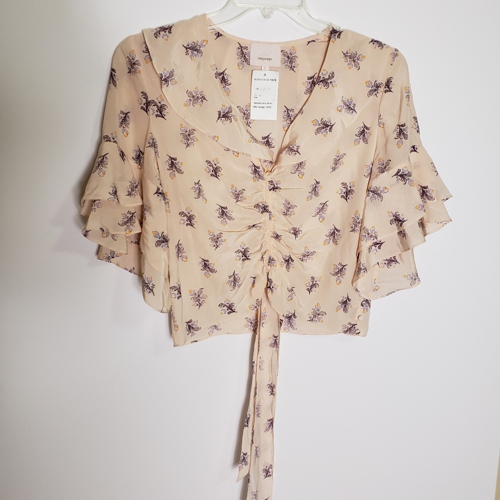 Cliq a sept 5a7 Crop top Silk Large